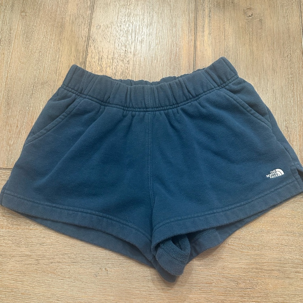 The North Face Women’s Blue/Teal Fleece Shorts | Size S